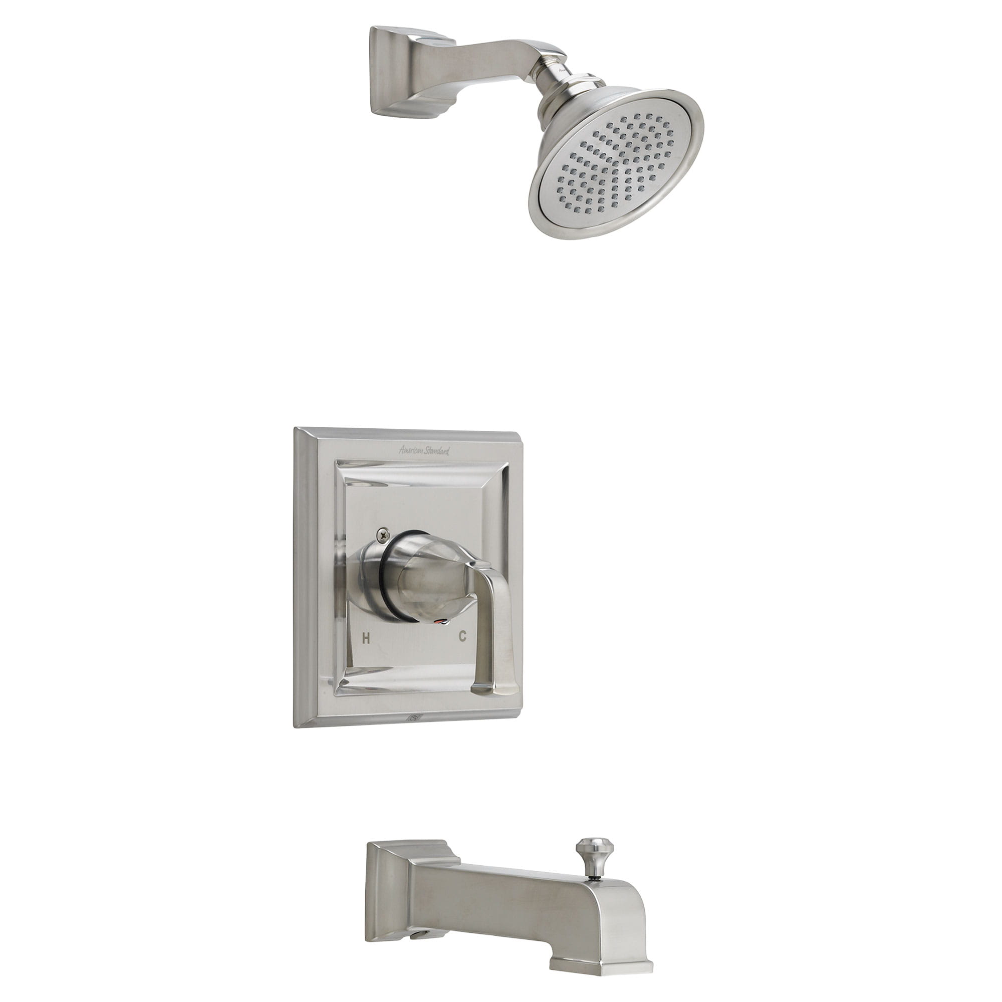 Town Square 2.5 GPM Tub and Shower Trim Kit with Rain Showerhead and Lever Handle